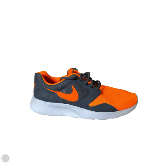 Shoes Athletic By Nike In Grey & Orange, Size: 7.5