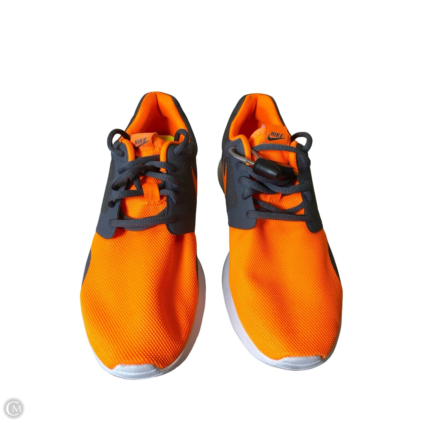 Shoes Athletic By Nike In Grey & Orange, Size: 7.5