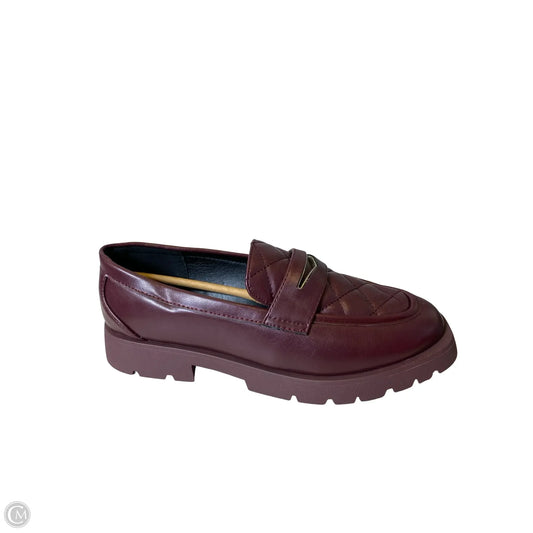 Shoes Flats By Shoedazzle In Maroon, Size: 9