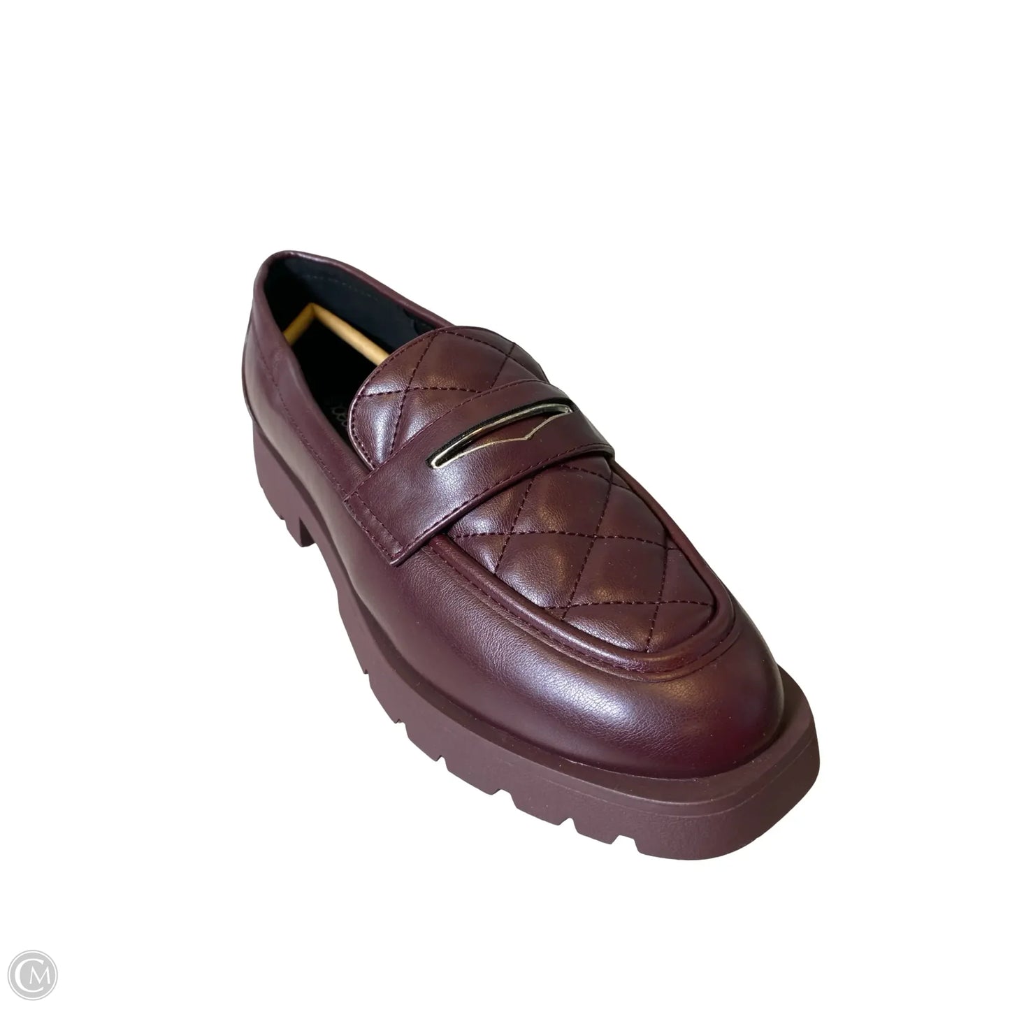 Shoes Flats By Shoedazzle In Maroon, Size: 9