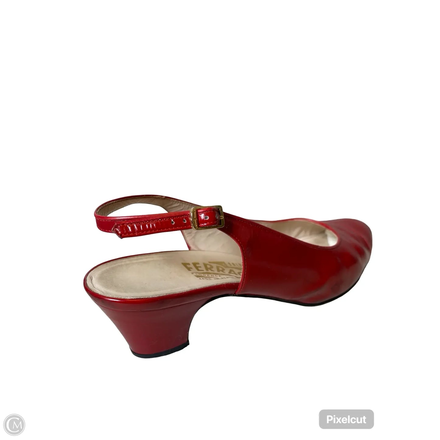 Shoes Luxury Designer By Ferragamo In Red, Size: 8