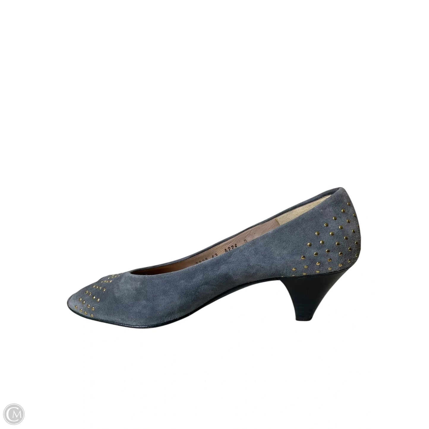 Shoes Heels Kitten By Bruno Magli Shoes In Grey, Size: 8