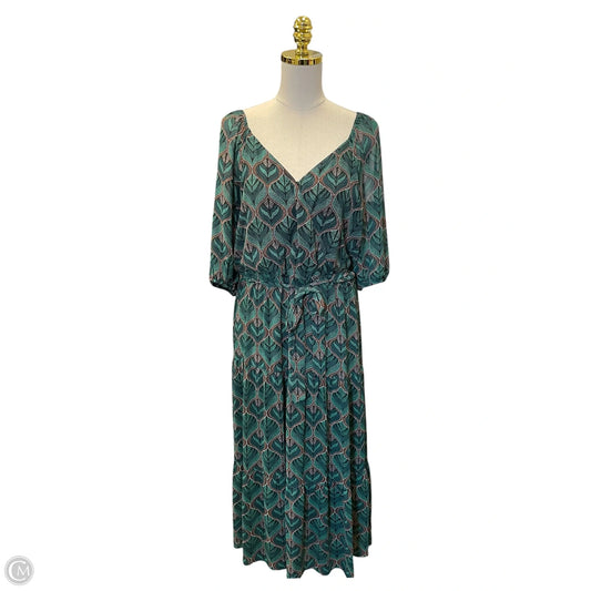 Dress Casual Maxi By Luxology In Multi-colored, Size: Xl