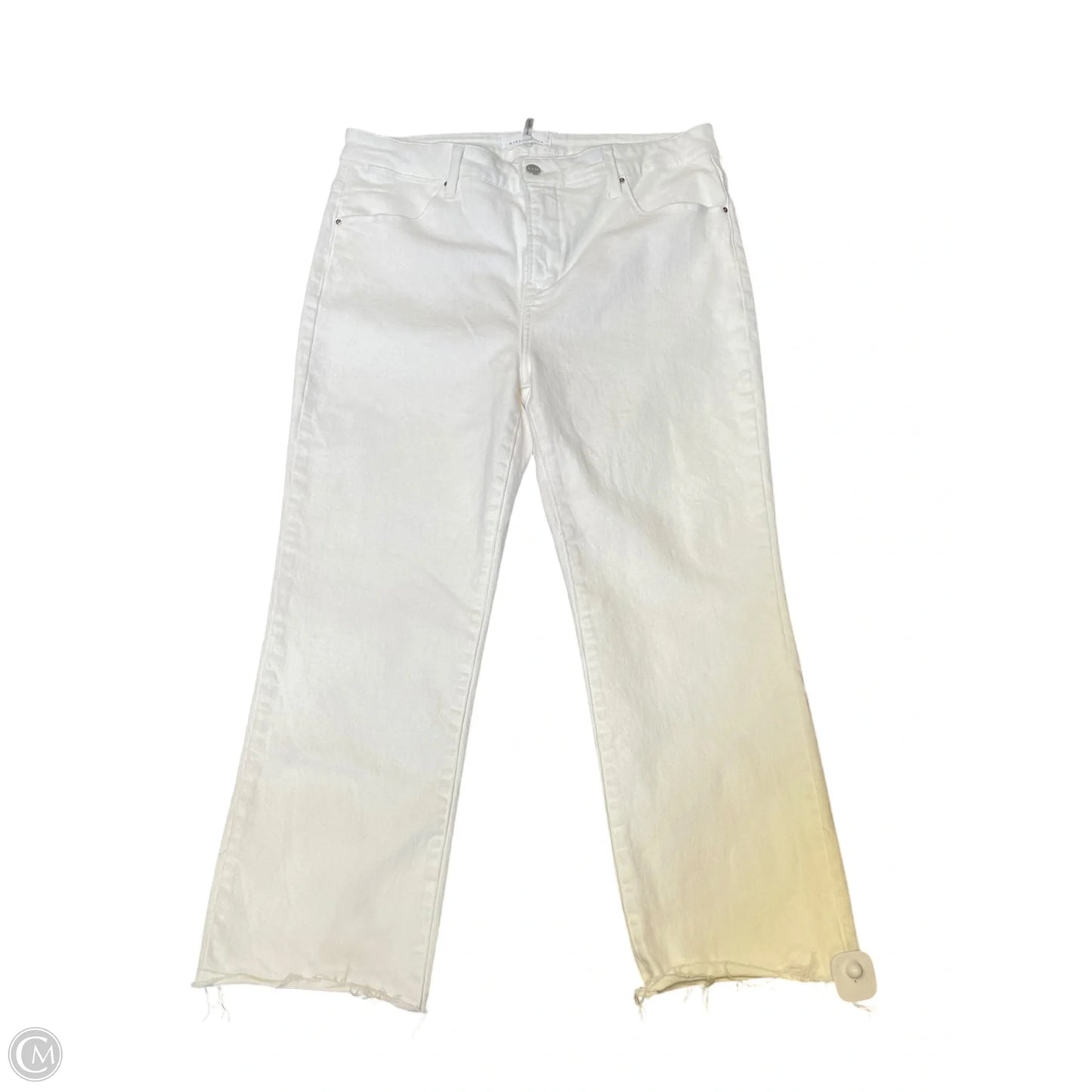 Jeans Straight By Clothes Mentor In White, Size: 2x