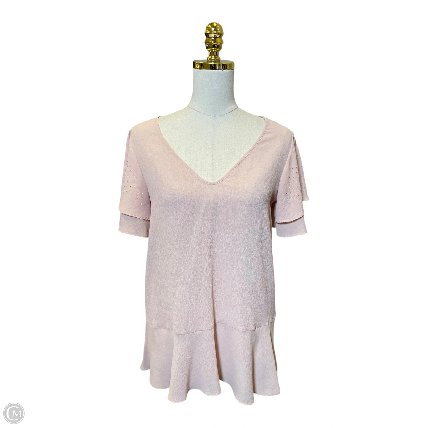 Top Short Sleeve By Michael By Michael Kors In Pink, Size: M