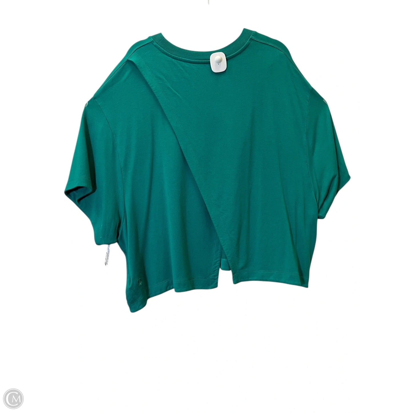 Athletic Top Short Sleeve By Athleta In Green, Size: 2x
