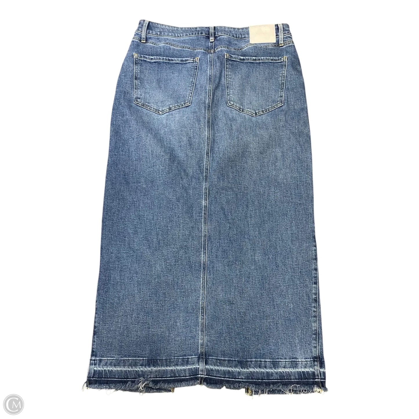 Skirt Maxi By Express In Blue Denim, Size: 10
