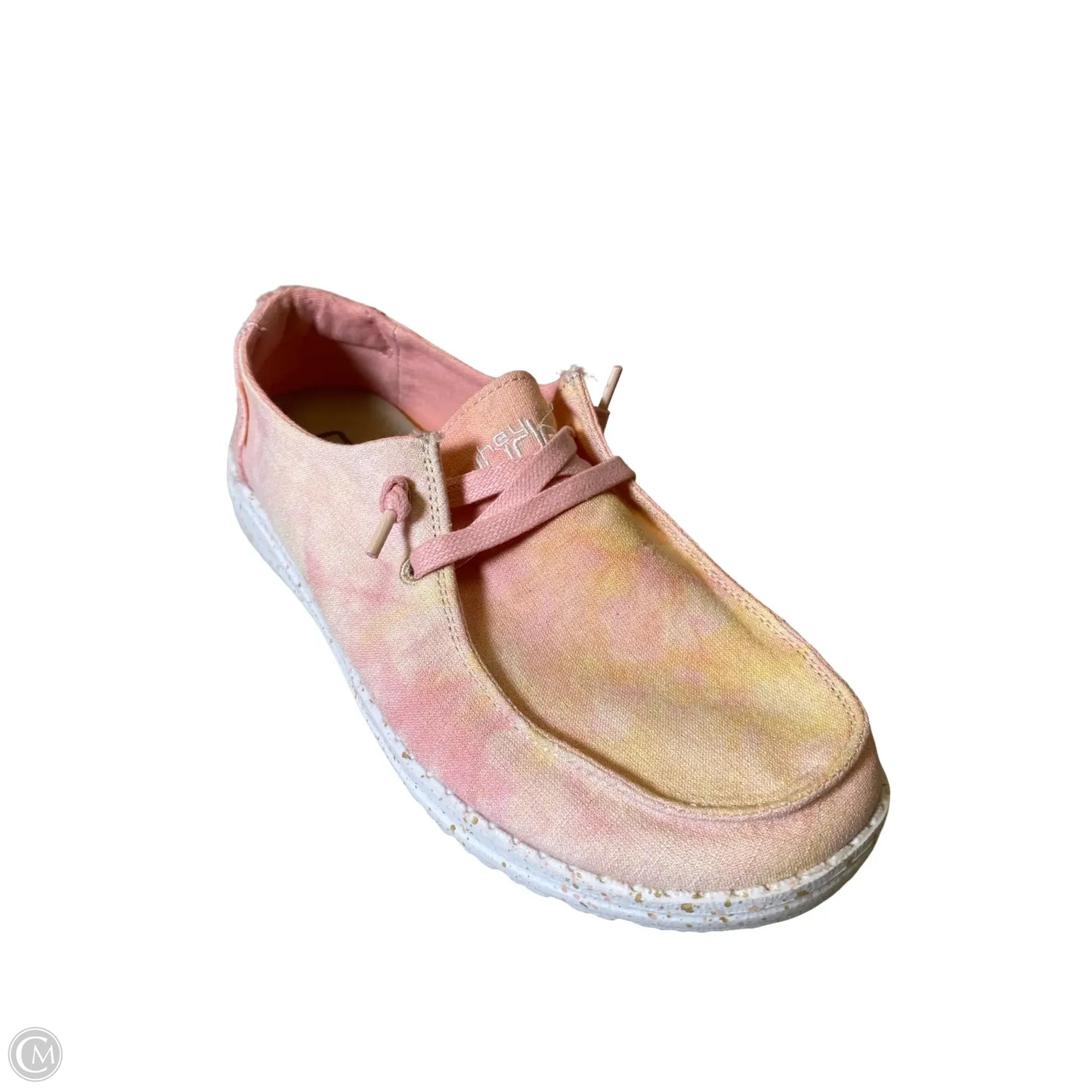 Shoes Flats By Hey Dude In Pink, Size: 7