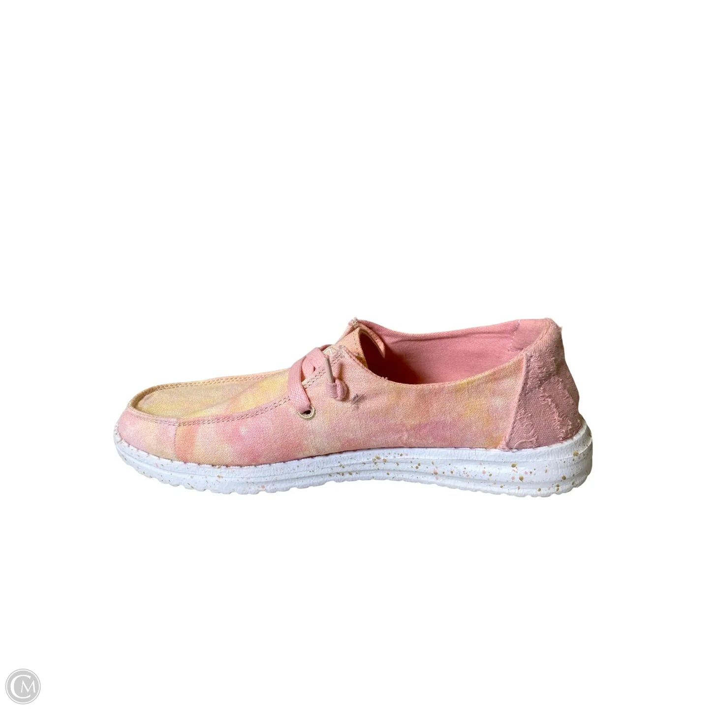 Shoes Flats By Hey Dude In Pink, Size: 7