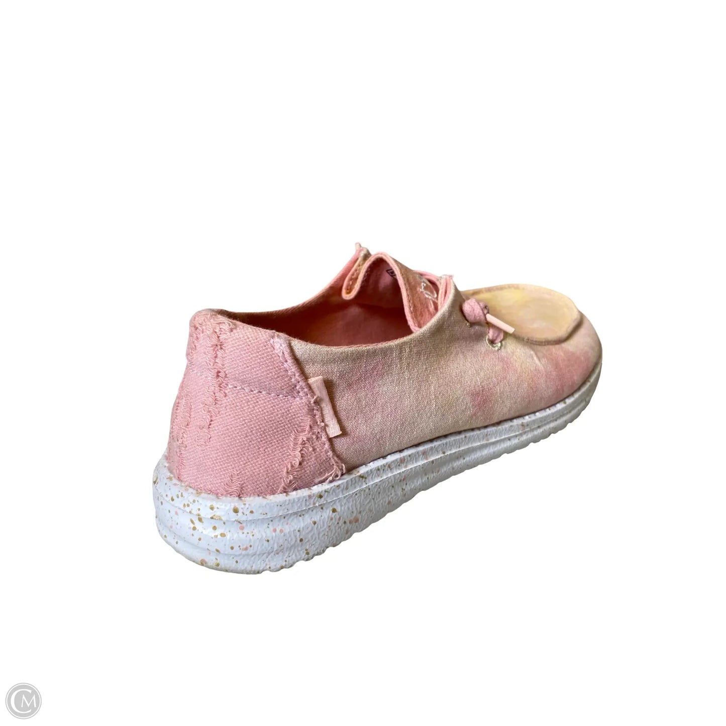 Shoes Flats By Hey Dude In Pink, Size: 7