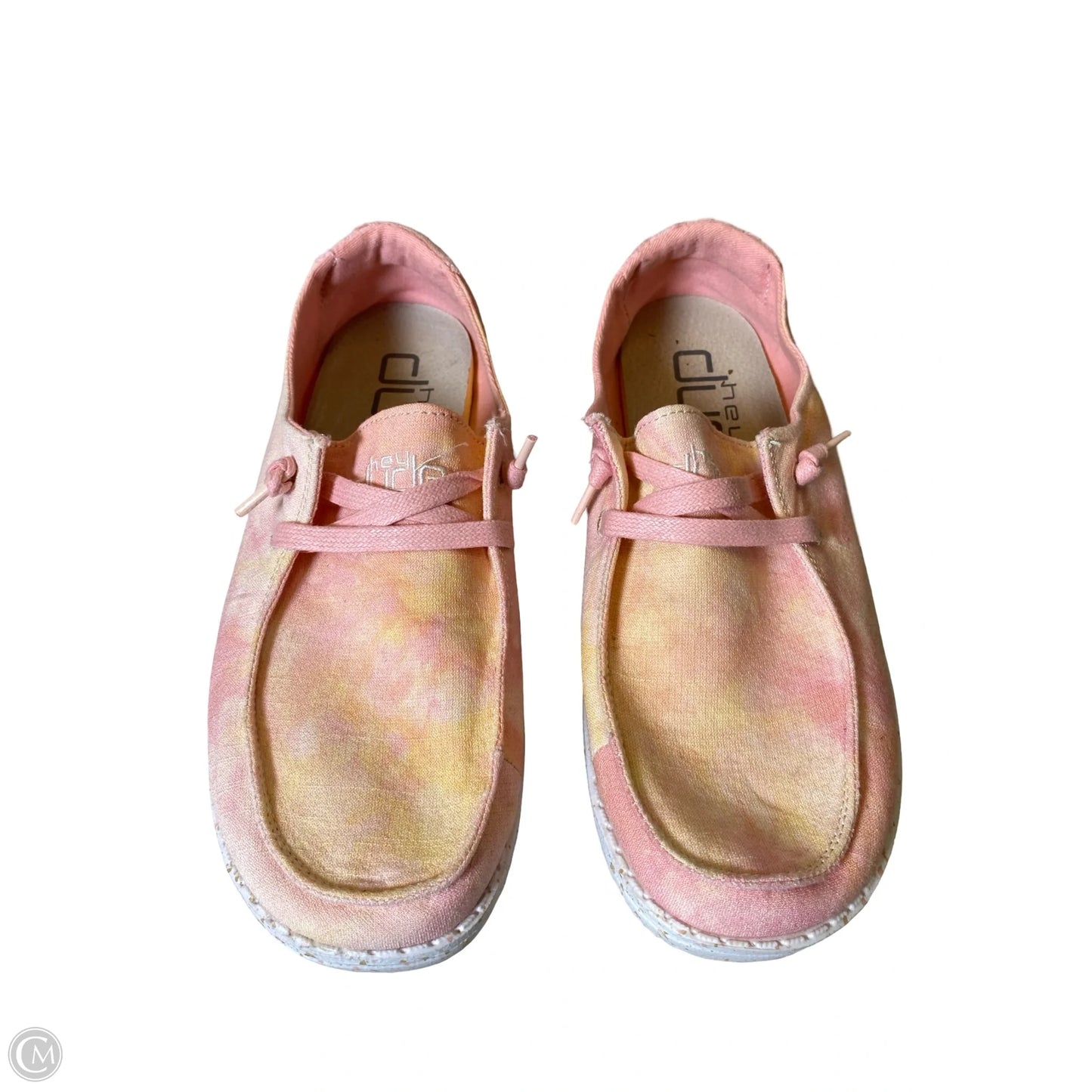 Shoes Flats By Hey Dude In Pink, Size: 7