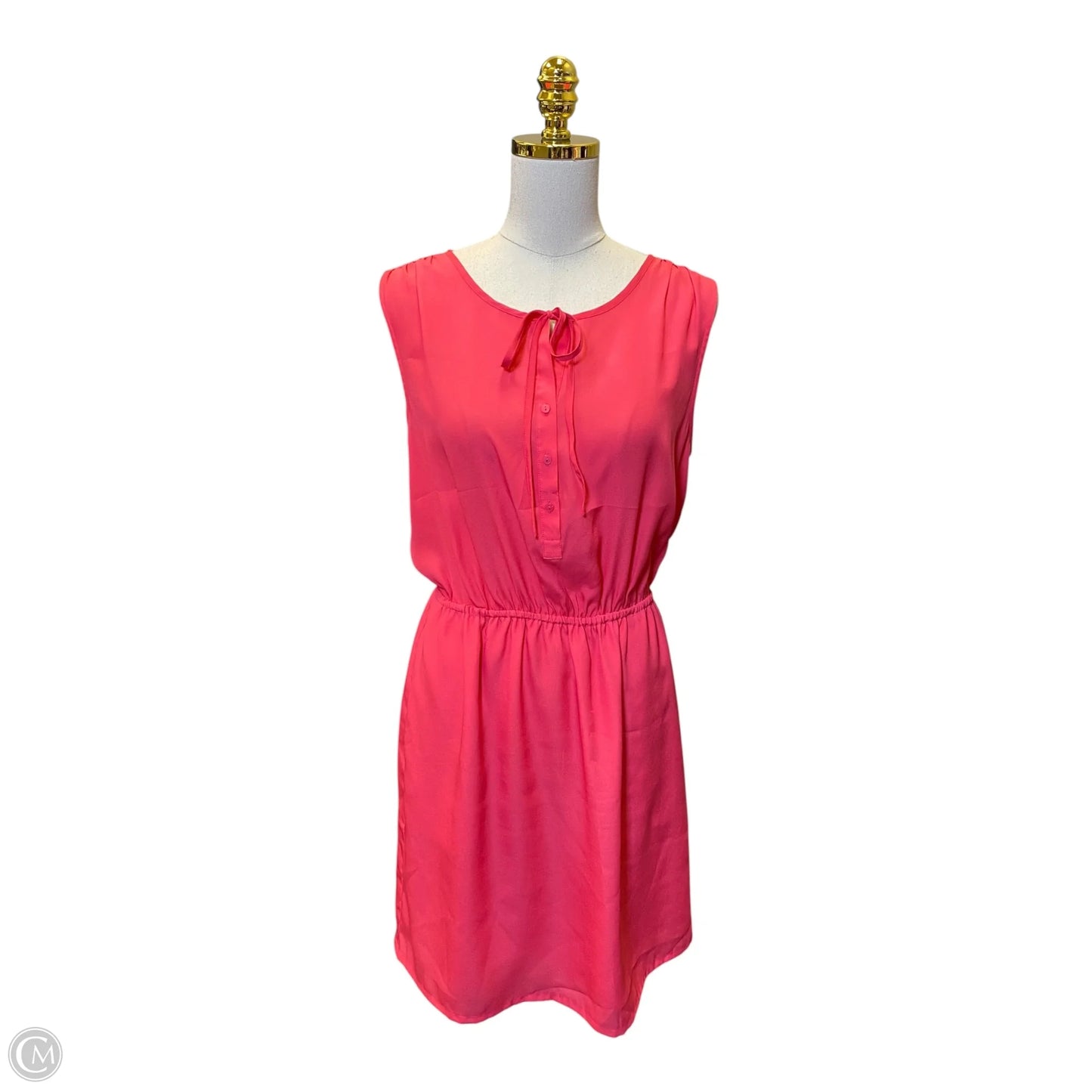 Dress Casual Midi By Loft In Pink, Size: S