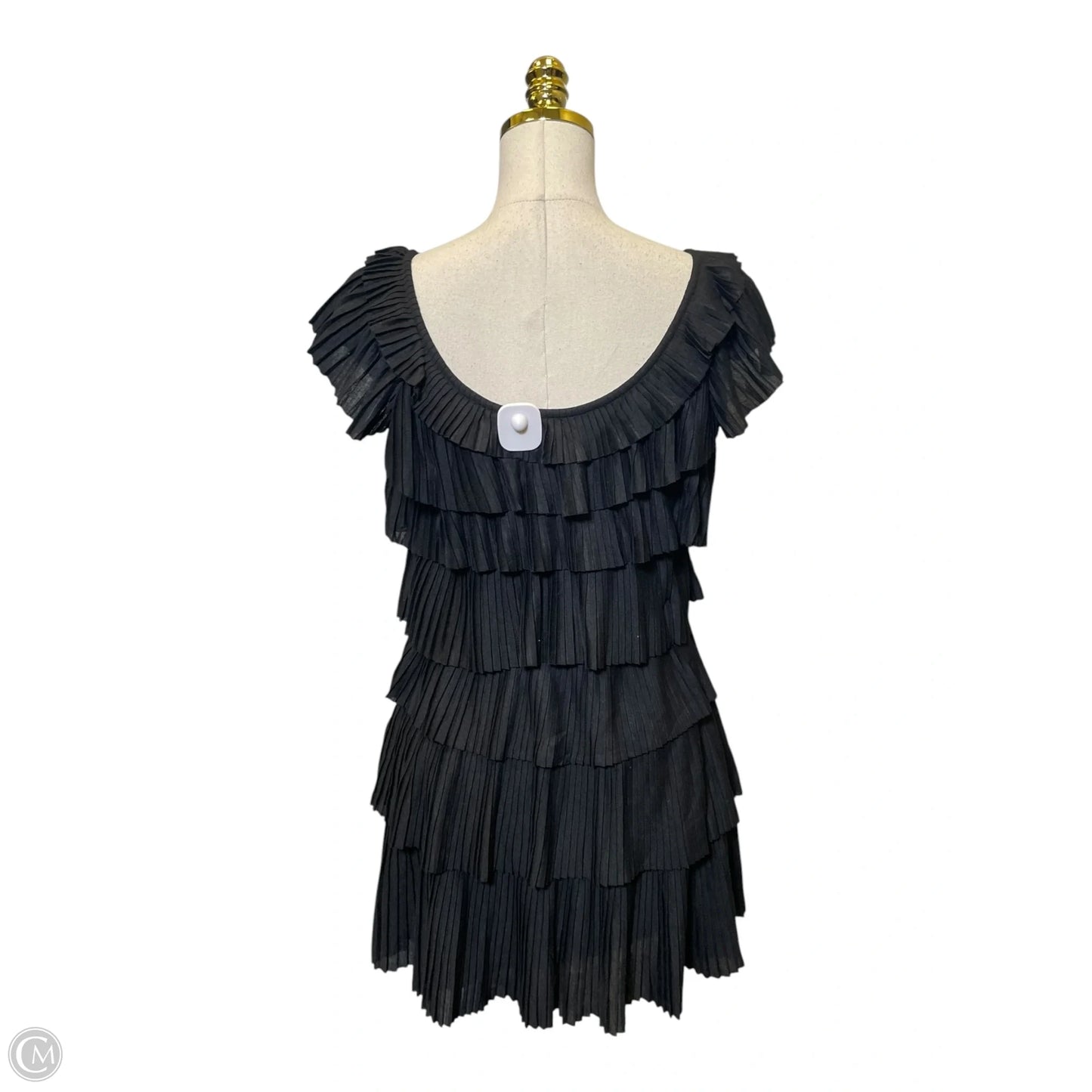 Dress Casual Midi By White House Black Market In Black, Size: M