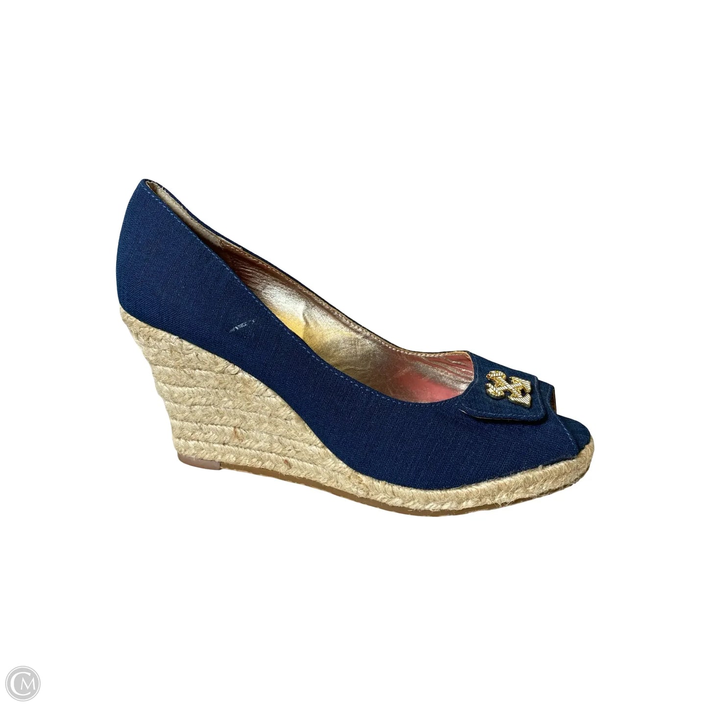 Shoes Designer By Lilly Pulitzer In Navy, Size: 7