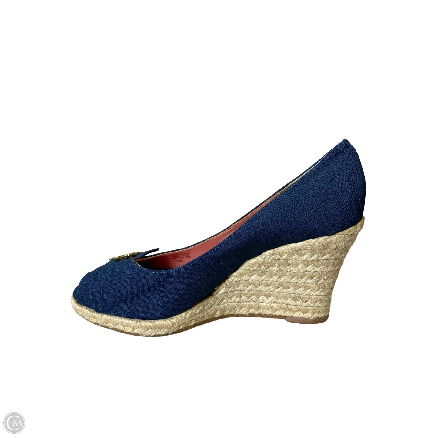 Shoes Designer By Lilly Pulitzer In Navy, Size: 7