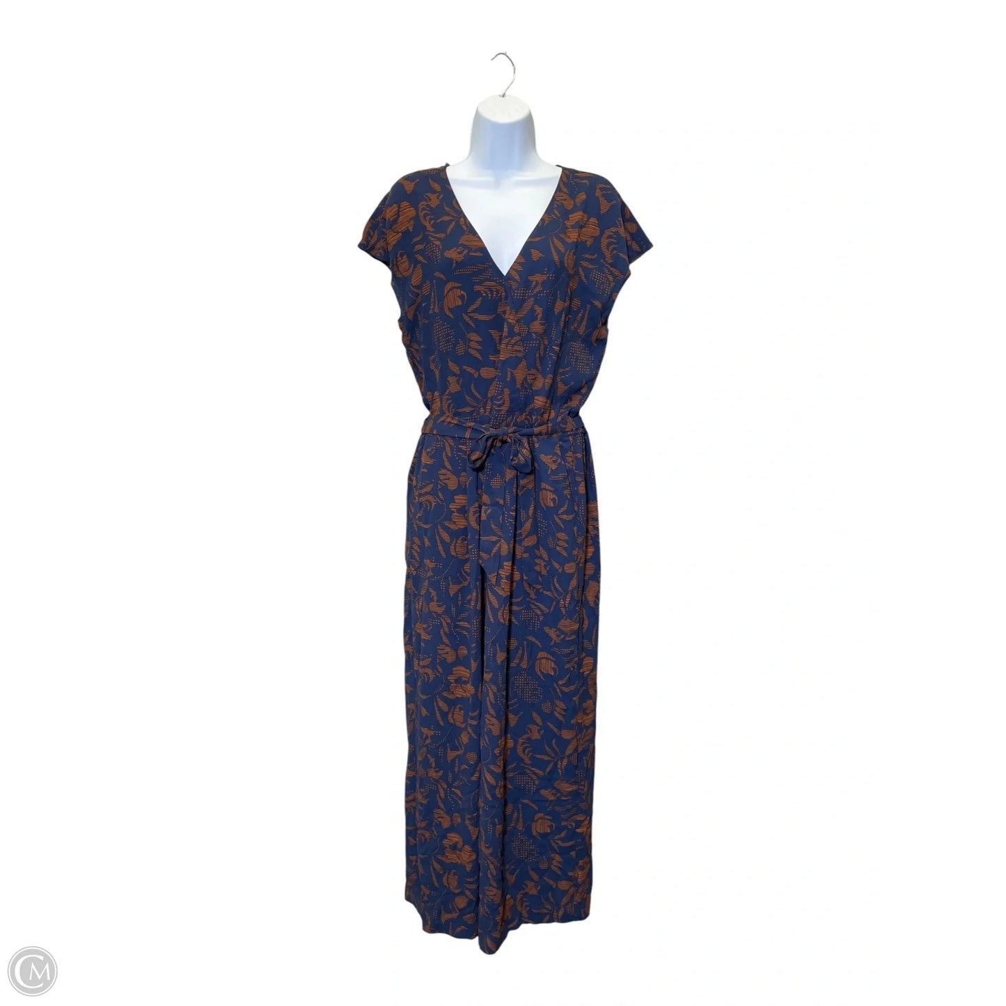 Jumpsuit By Halogen In Blue & Brown, Size: M