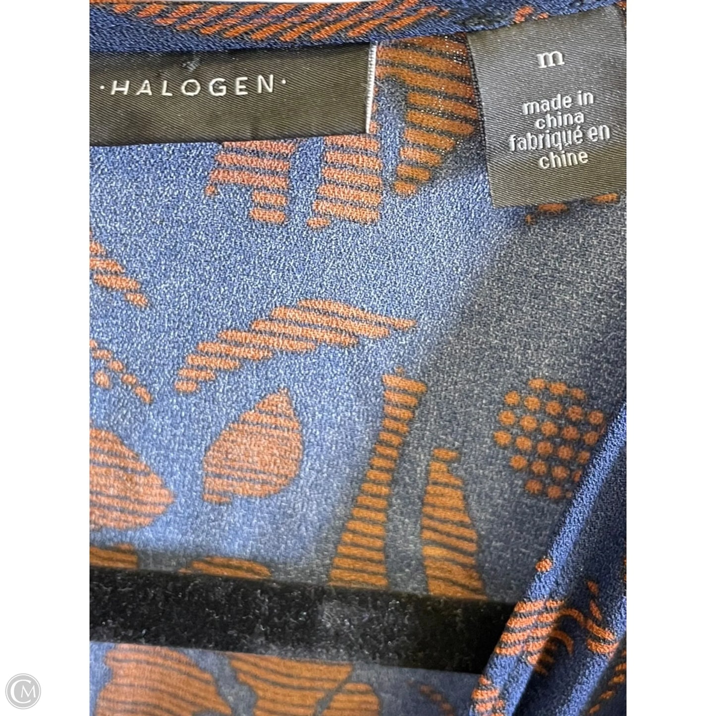 Jumpsuit By Halogen In Blue & Brown, Size: M
