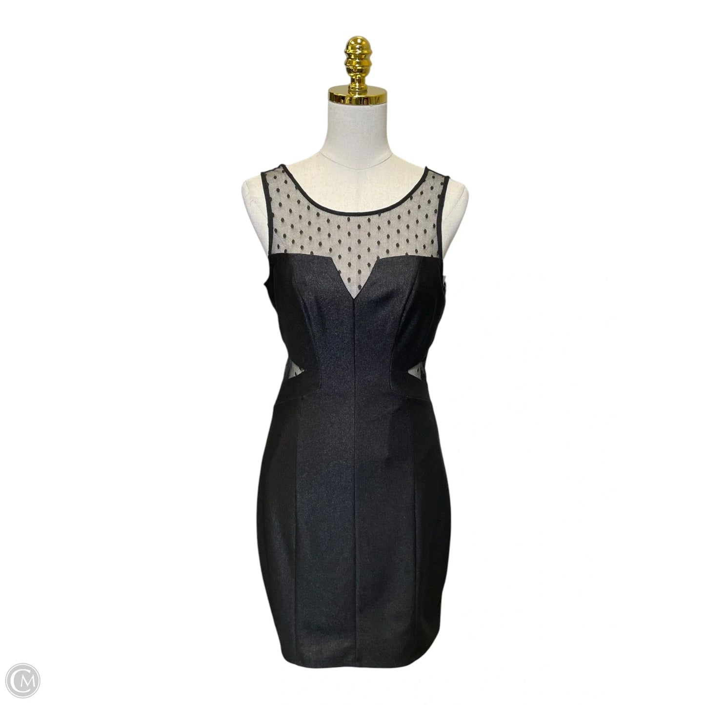 Dress Casual Midi By Guess In Black, Size: M