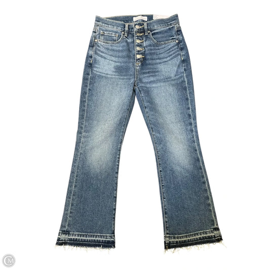 Jeans Boot Cut By Loft In Blue Denim, Size: 2