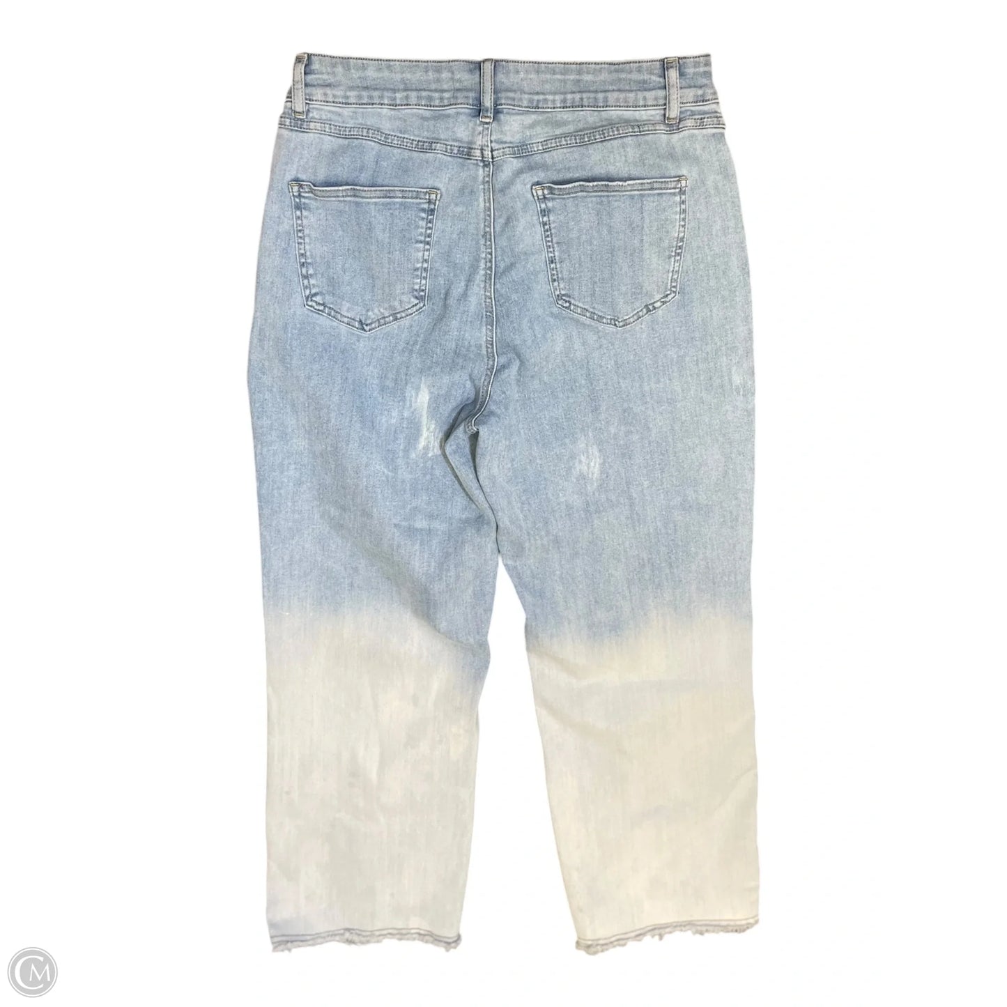 Jeans Straight By Charlie B In Blue Denim, Size: 10