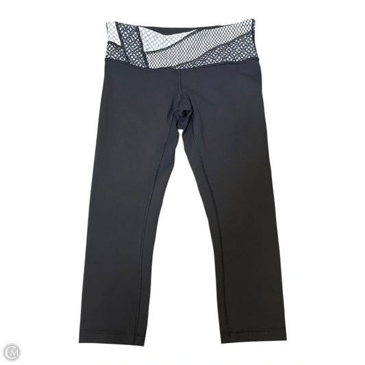 Athletic Leggings By Lululemon In Black & White, Size: 6