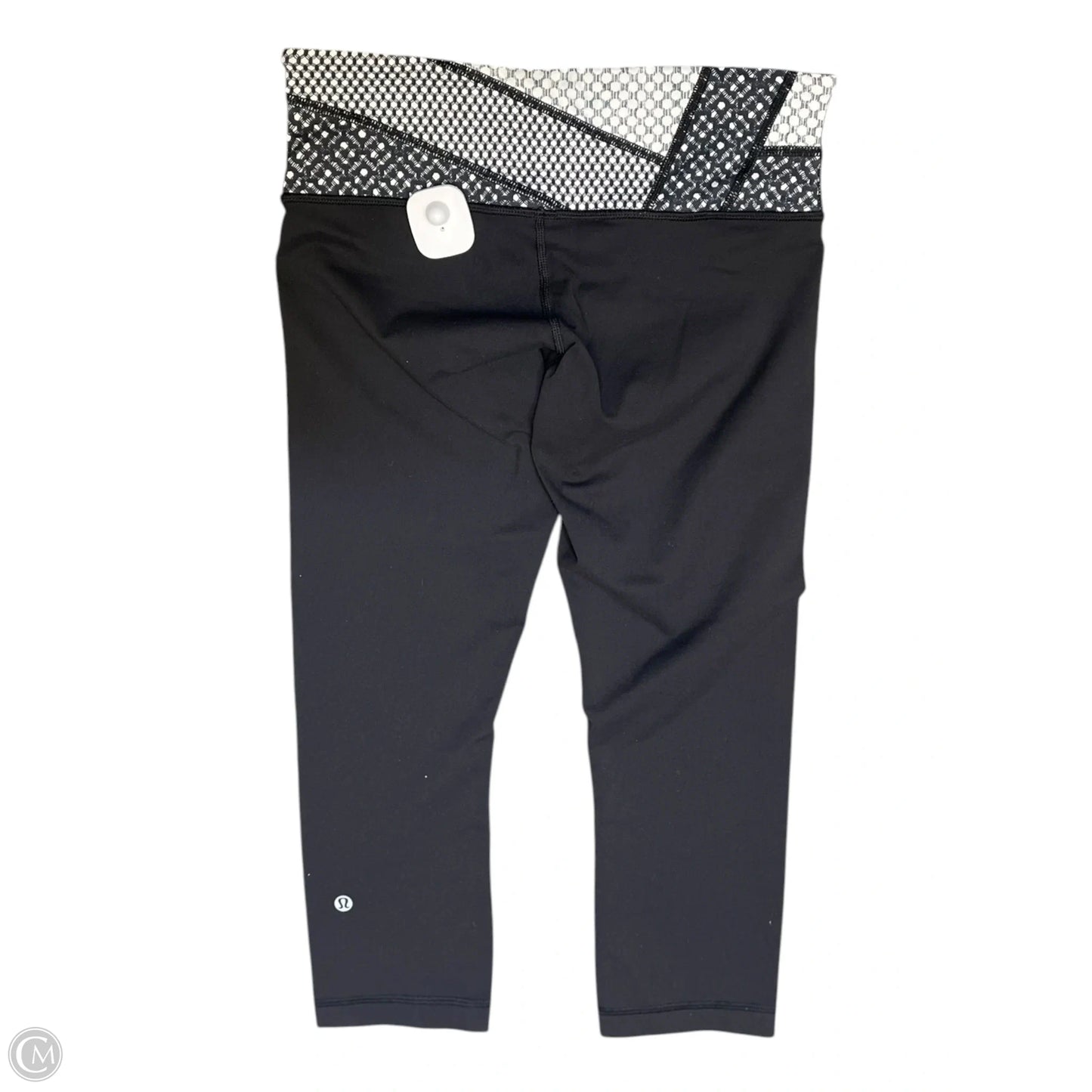 Athletic Leggings By Lululemon In Black & White, Size: 6