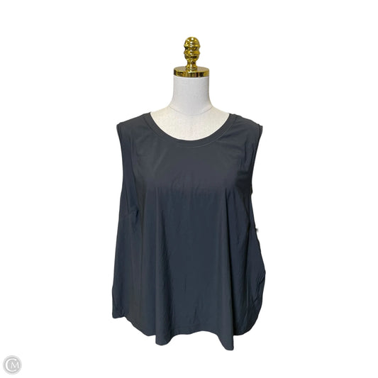 Athletic Top Short Sleeve By Athleta In Black, Size: 3x