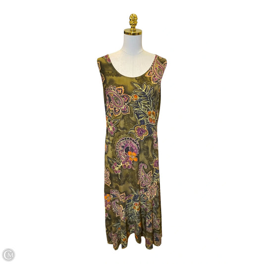 Dress Casual Maxi By Clothes Mentor In Multi-colored, Size: Xl