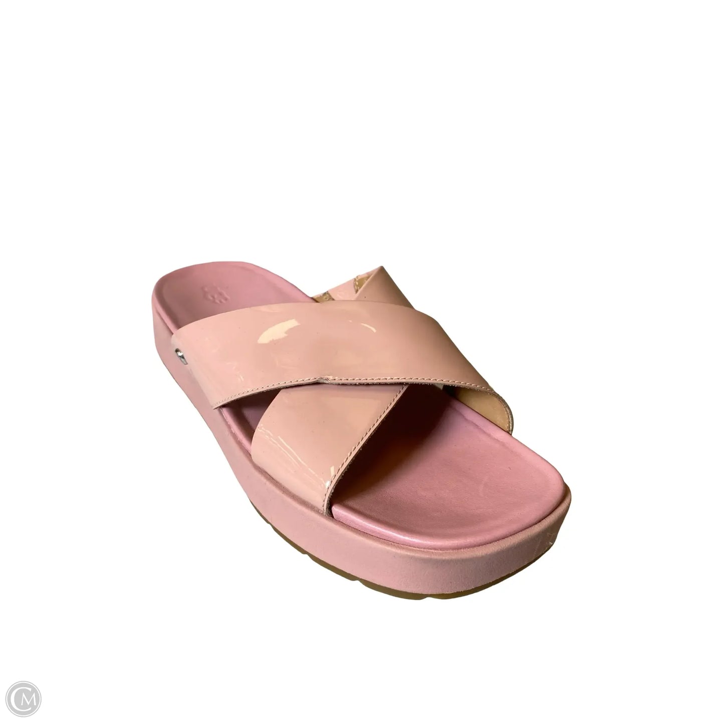 Sandals Designer By Ugg In Pink, Size: 10