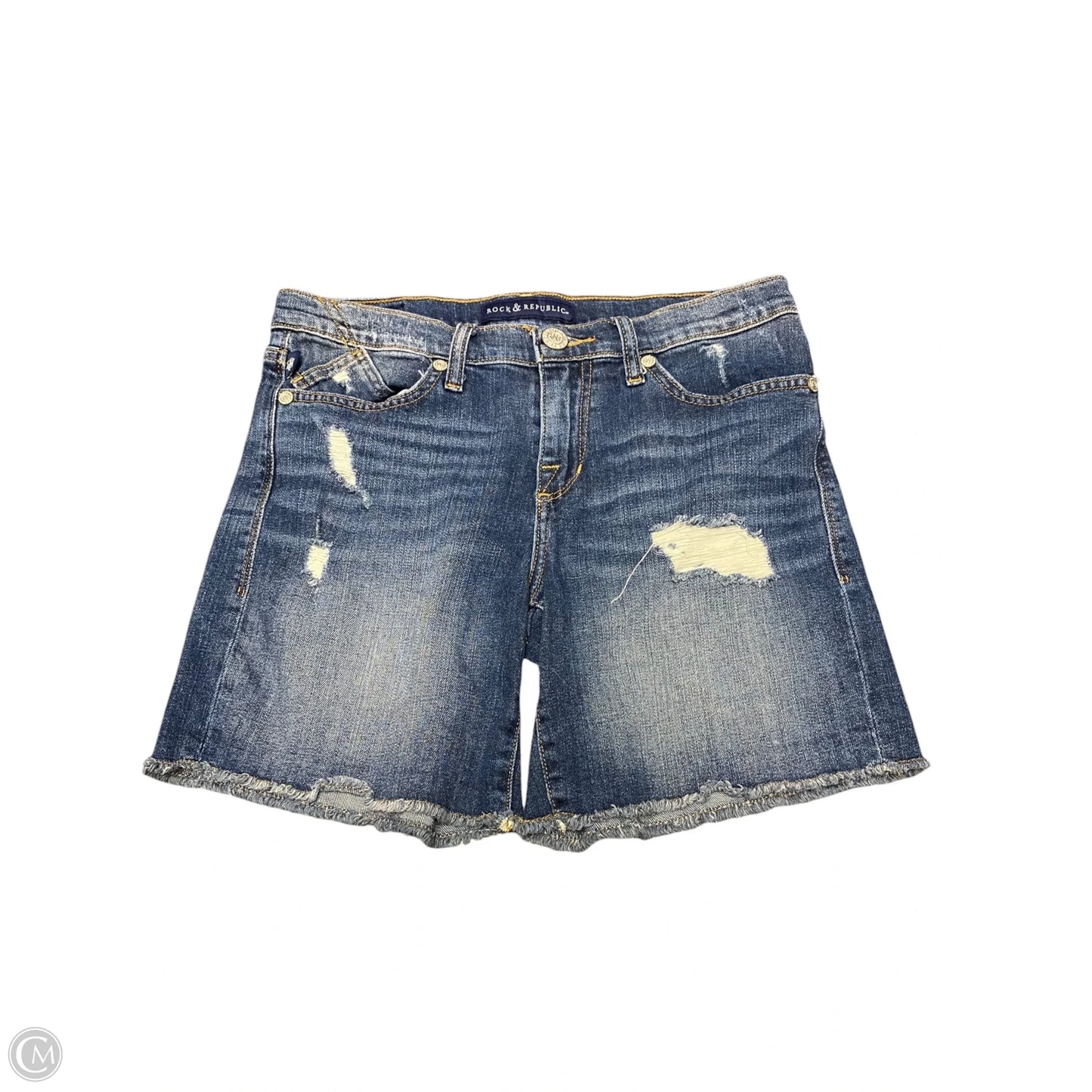Shorts By Rock And Republic In Blue Denim, Size: 8