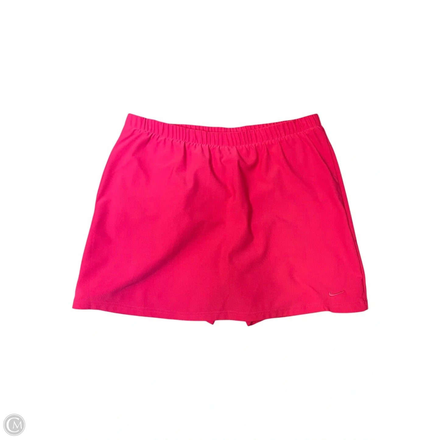 Athletic Skort By Nike In Pink, Size: M