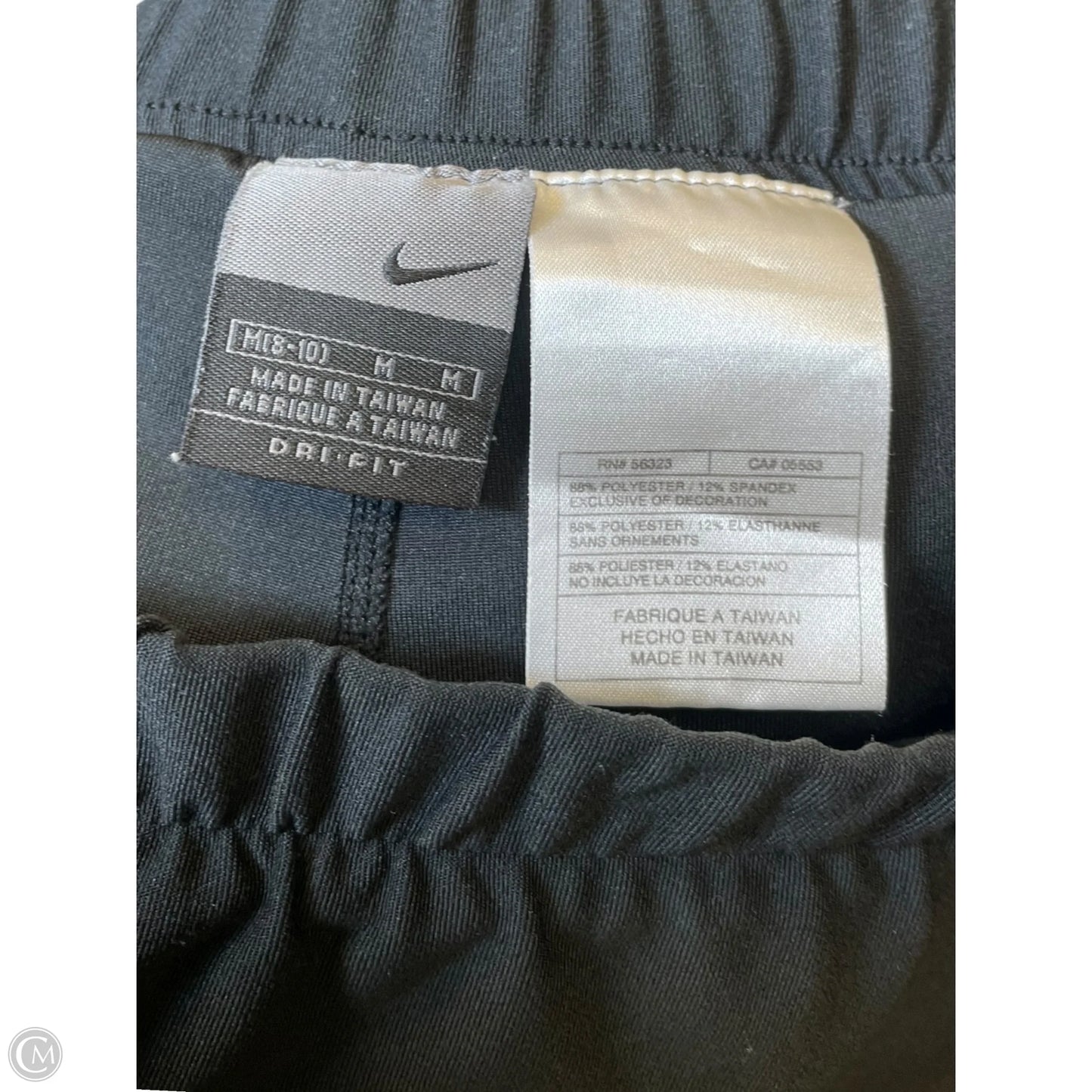 Athletic Skort By Nike In Black, Size: M