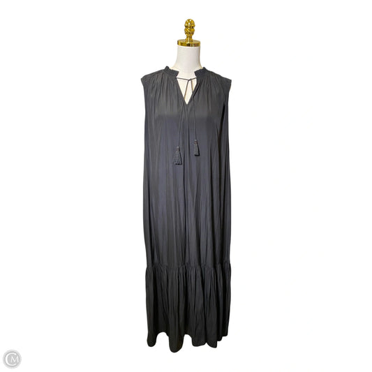 Dress Casual Maxi By Chicos In Black, Size: Xl
