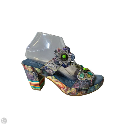 Shoes Heels Block By Spring Step In Multi-colored, Size: 8.5