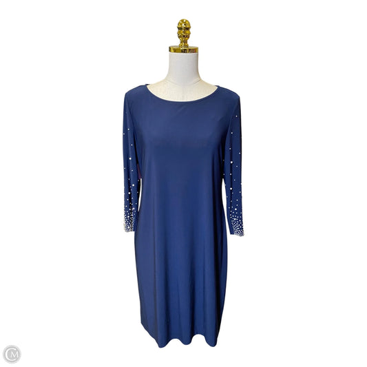 Dress Casual Midi By Msk In Navy, Size: L
