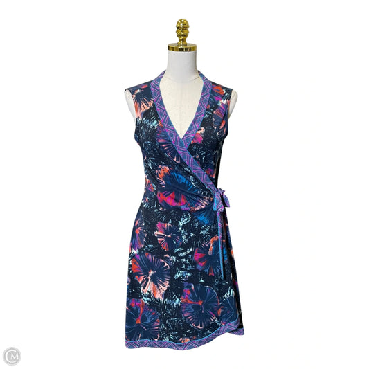Dress Casual Midi By Bcbgmaxazria In Multi-colored, Size: M