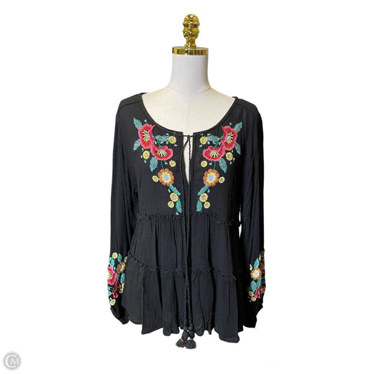 Top Long Sleeve By Free People In Multi-colored, Size: S