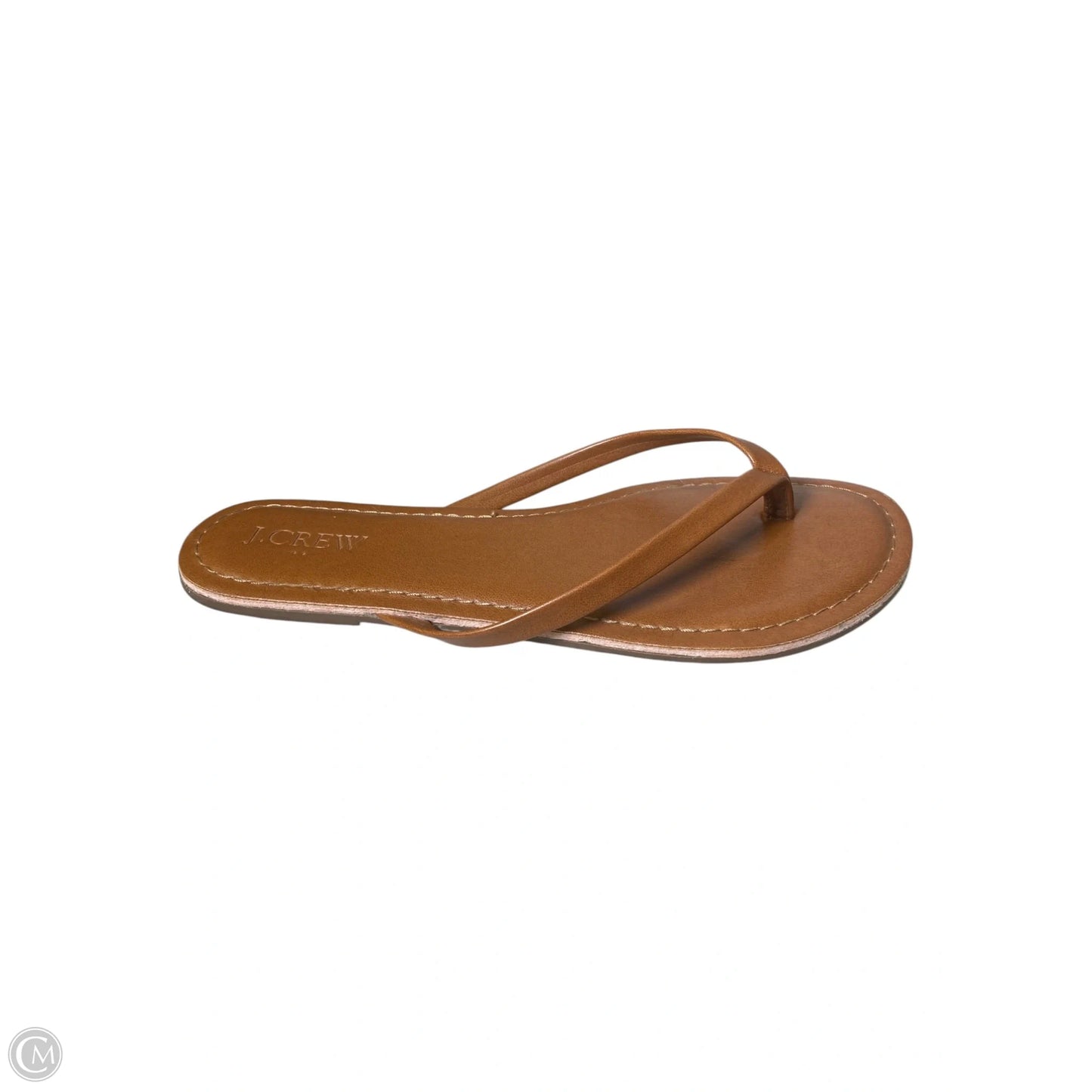 Sandals Flats By Clothes Mentor In Brown, Size: 6.5