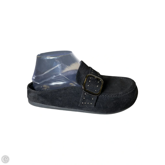 Shoes Flats By Clothes Mentor In Black & Silver, Size: 6