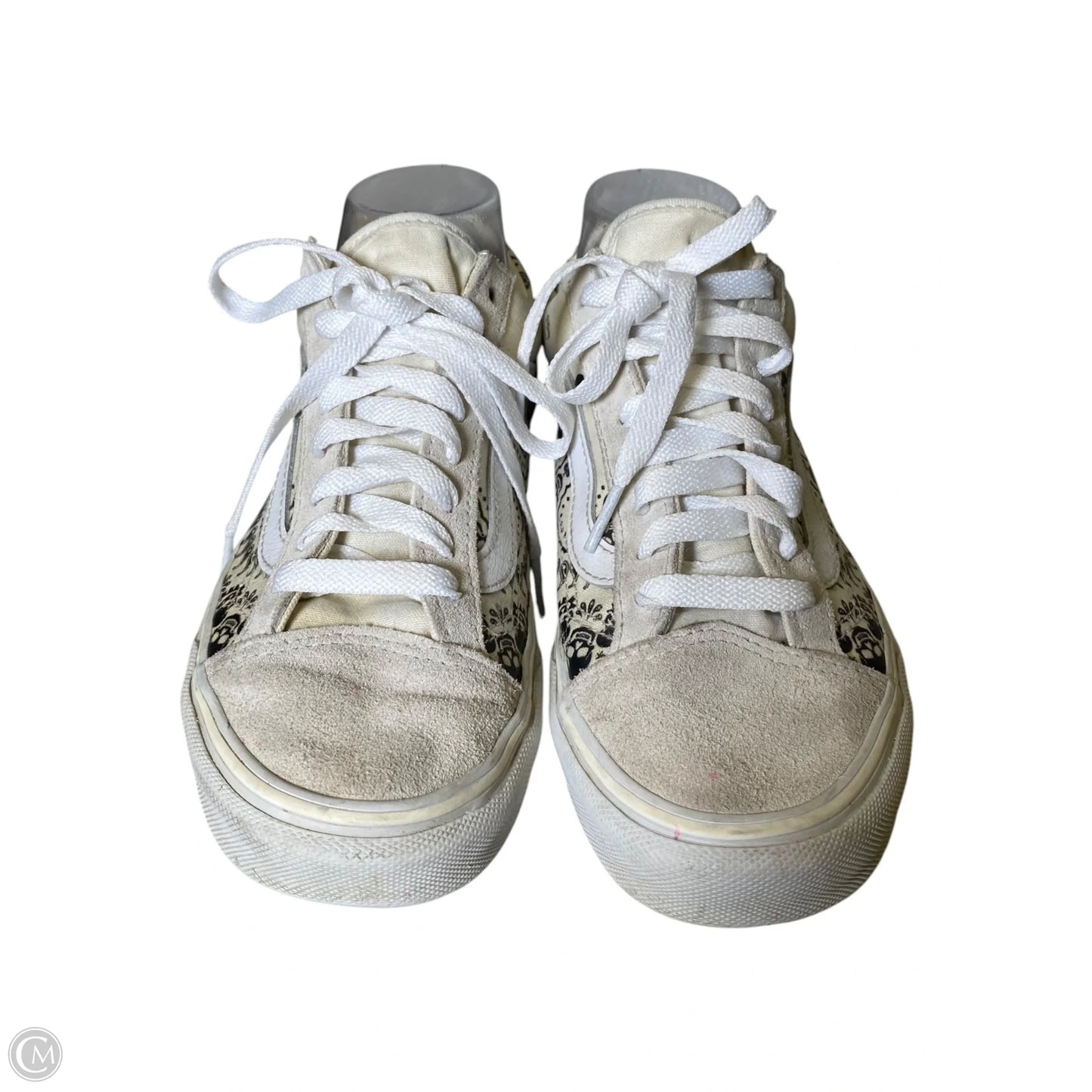 Shoes Sneakers By Vans In Cream, Size: 6.5