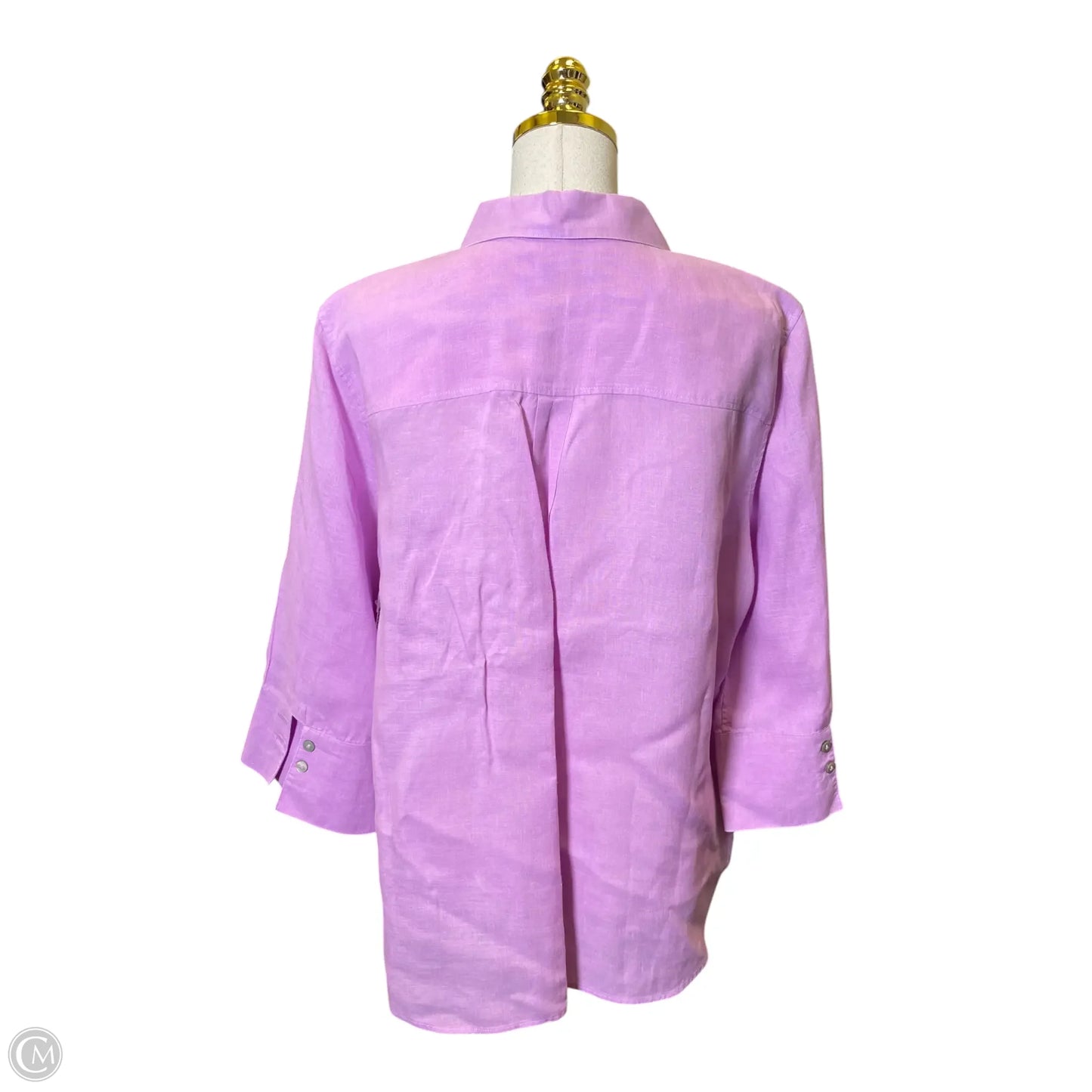 Top Long Sleeve By Chicos In Purple, Size: L