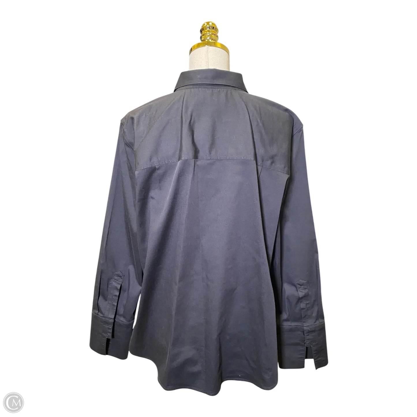 Top Long Sleeve By Chicos In Black, Size: L