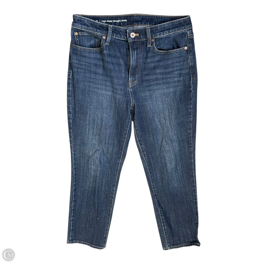 Jeans Straight By Talbots In Blue Denim, Size: 8