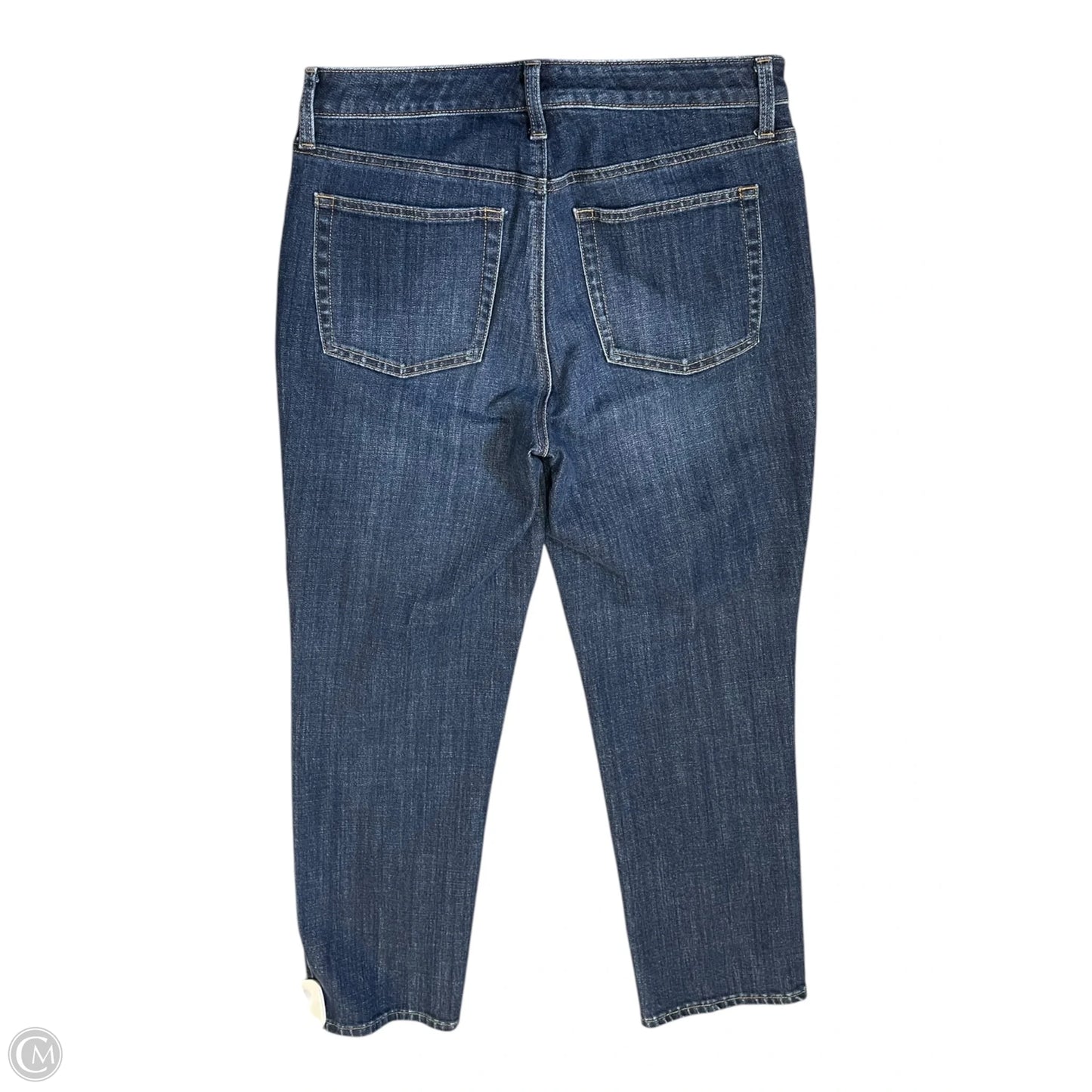 Jeans Straight By Talbots In Blue Denim, Size: 8