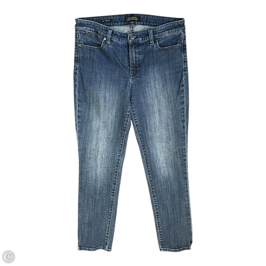 Jeans Straight By Talbots In Blue Denim, Size: 8