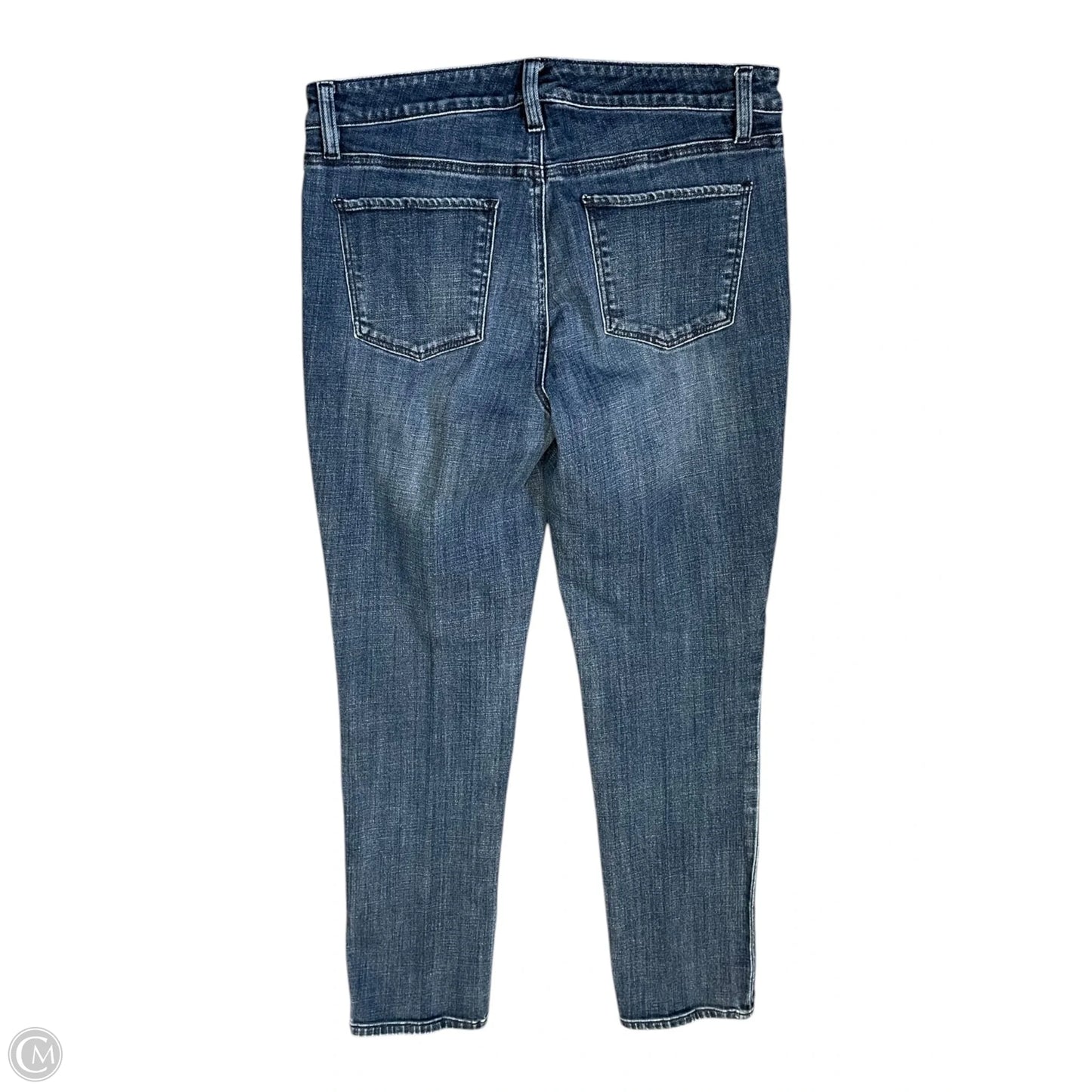 Jeans Straight By Talbots In Blue Denim, Size: 8