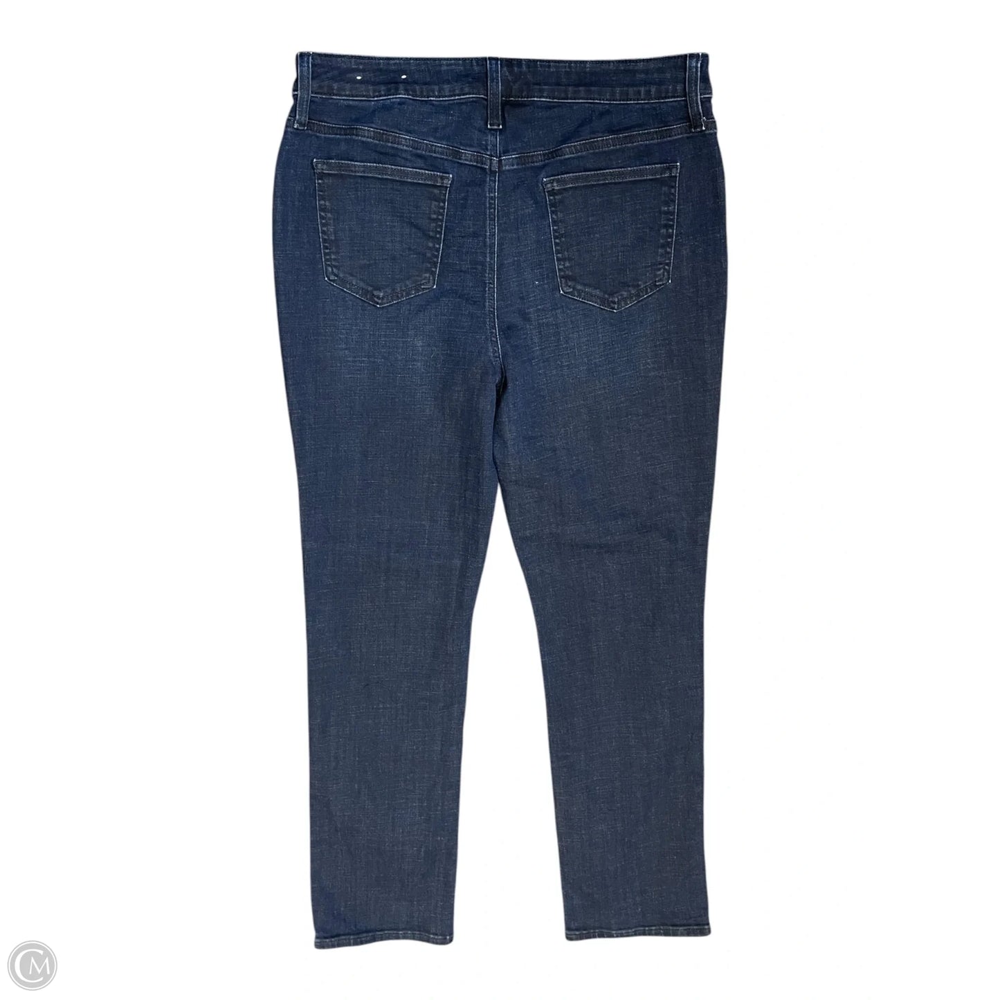 Jeans Straight By Chicos In Blue Denim, Size: 10