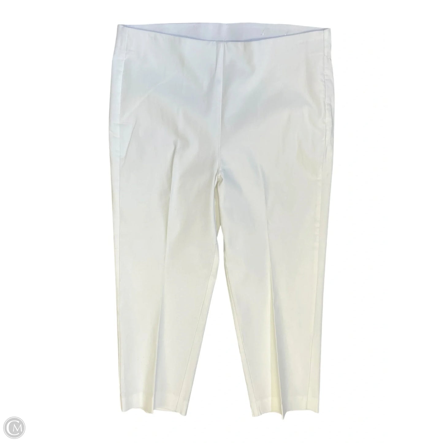 Pants Cropped By Chicos In White, Size: 10