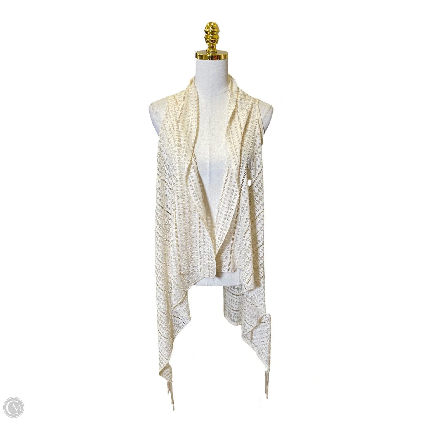 Cardigan By Cejon In Beige, Size: Osfm