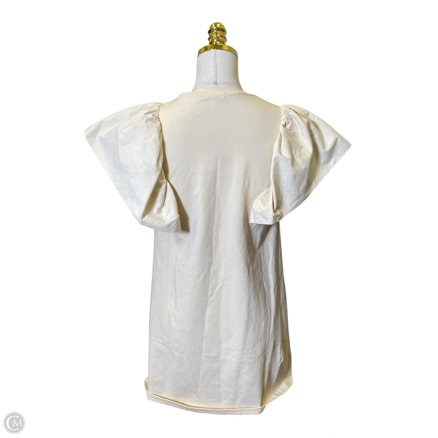 Dress Casual Midi By Tcec In Cream, Size: S